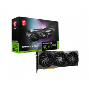 VIDEO GEFORCE RTX 4070 SUPER 12 GB. MSI GAMING X SLIM