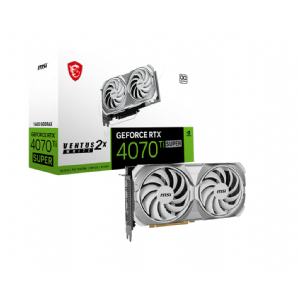 VIDEO GEFORCE RTX 4070TI SUPER 16 GB. MSI VENTUS 2X WHITE