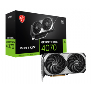 VIDEO GEFORCE RTX 4070 12 GB. MSI VENTUS 2X