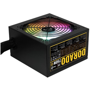 FUENTE ATX 750W AEROCOOL DORADO 80 PLUS GOLD