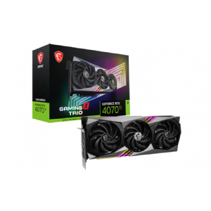 VIDEO GEFORCE RTX 4070TI MSI 12 GB. GAMING X TRIO