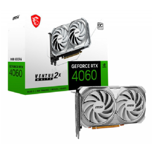 VIDEO GEFORCE RTX 4060 8 GB. MSI VENTUS 2X WHITE