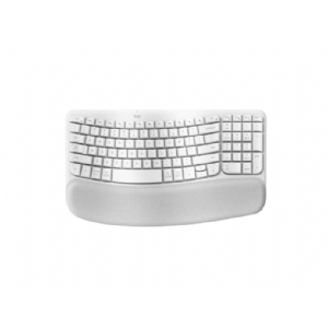 TECLADO WIRELESS LOGITECH WAVE KEYS ERGO WHITE