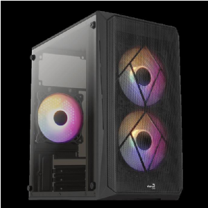 GABINETE AEROCOOL CS-107-A-BK-V2 FRGB MINI-ATX ACRILICO