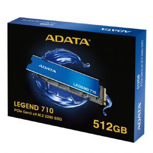 SSD 512 GB. M.2 NVME ADATA LEGEND 710