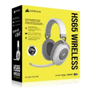 AURICULARES WIRELESS CORSAIR HS65 V2 DOLBY 7.1 WHITE