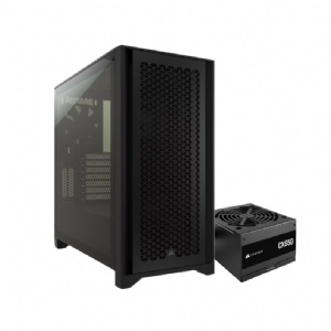 GABINETE CORSAIR 4000D C/FUENTE CX650 80P BRONZE