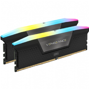 DDR5 32 GB. (2X16GB) 6400 MHZ CORSAIR VENGEANCE RGB BLACK