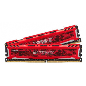DDR4 8 GB. 3200 MHz BALLISTIX SPORT RED