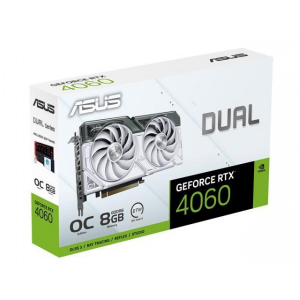 VIDEO GEFORCE RTX 4060 8 GB. ASUS DUAL WHITE