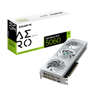 VIDEO GEFORCE RTX 5060 8 GB. GIGABYTE AERO WHITE