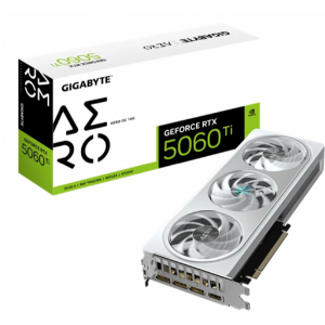 VIDEO GEFORCE RTX 5060TI 16 GB. GIGABYTE AERO WHITE