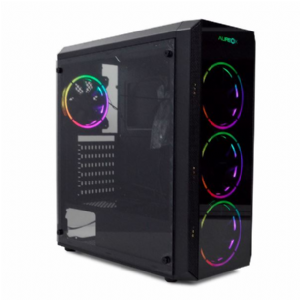 GABINETE AUREOX HYDRA PLUS ARX 335G RGB C/REMOTO (SOLO PC)