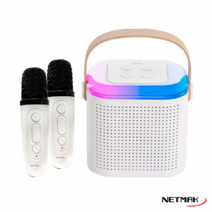 PARLANTE KARAOKE NETMAK NM-MOLLY C/2 MIC