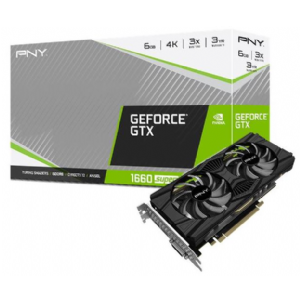 VIDEO GEFORCE GTX 1660 SUPER 6 GB. PNY DUAL FAN