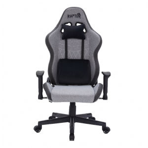 SILLA GAMER RAPTOR THRONE R1 TELA GRIS