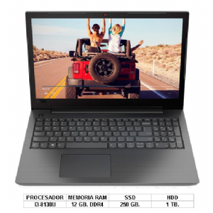 NOTEBOOK LENOVO V130-15IKB I3-8130U 12GB/250/1T