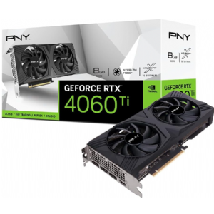 VIDEO GEFORCE RTX 4060TI 8 GB. PNY VERTO DUAL FAN