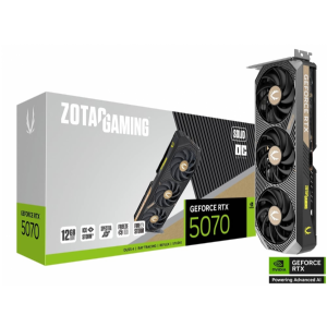 VIDEO GEFORCE RTX 5070 12 GB. ZOTAC SOLID OC