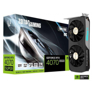 VIDEO GEFORCE RTX 4070 SUPER 12 GB. ZOTAC TWIN EDGE