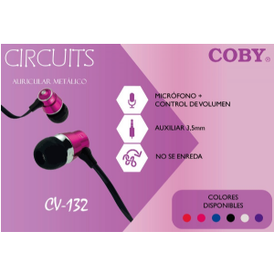 AURICULAR IN EAR COBY CBE-132 CIRKUITS