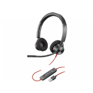 AURICULARES POLY BLACKWIRE 3320 TEAMS USB-A