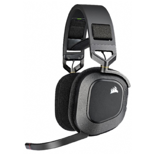 AURICULARES WIRELESS CORSAIR HS80 RGB CARBON