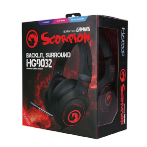 AURICULAR C/MIC MARVO HG9032 RED 7.1