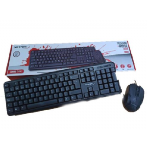 TECLADO Y MOUSE NETMAK NM-KB325