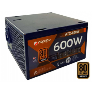FUENTE ATX 600W NAXIDO BRONZE