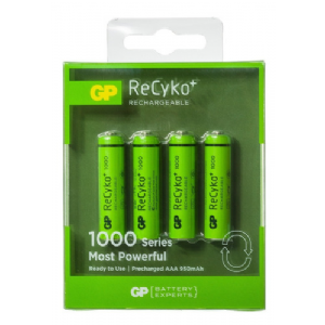PILAS AAA RECYKO 1000 MAH BL X4 RECARGABLE