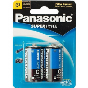 PILAS PANASONIC C BLISTER X2 SUPER HYPER