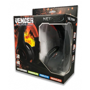 AURICULAR C/MIC NETMAK NM-VENGER GAMER
