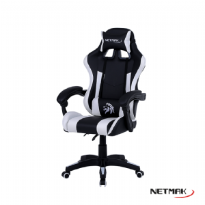 SILLA GAMER NETMAK NM-BEAST BLANCO