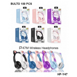 AURICULARES BLUETOOTH OREJAS GATO P47