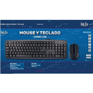 TECLADO Y MOUSE INT.CO RD-KM520