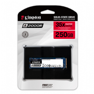 SSD 250 GB. M.2 NVME KINGSTON A2000