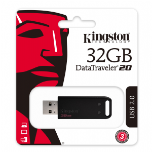 PEN DRIVE 32 GB. KINGSTON DT20