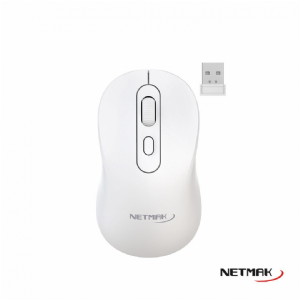 MOUSE BLUETOOTH NETMAK NM-M640W BLANCO RECARGABLE