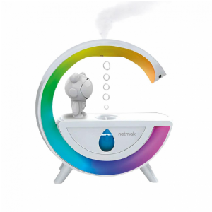 VELADOR PARLANTE Y HUMIFICADOR NETMAK NM-GRAVITY