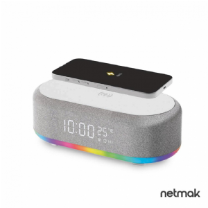 RELOJ DESPERTADOR C/CARGA INALAM. NETMAK NM-RD12