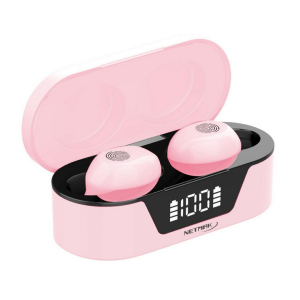 AURICULARES BLUETOOTH NETMAK NM-BIZA ROSA