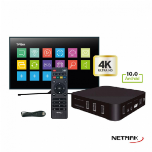 TV BOX ANDROID 10.0 2GB/16GB NETMAK NM-TVBOX4