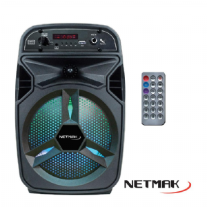 PARLANTE KARAOKE NETMAK NM-24SIETE