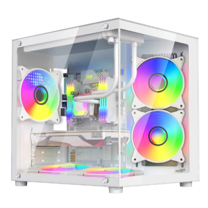 GABINETE SENTEY A8 WHITE 5 FAN ARGB