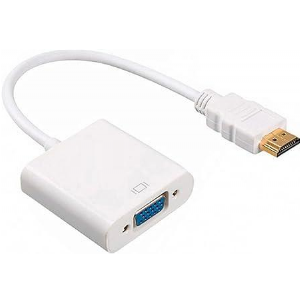 CABLE ADAPTADOR HDMI A VGA BLANCO