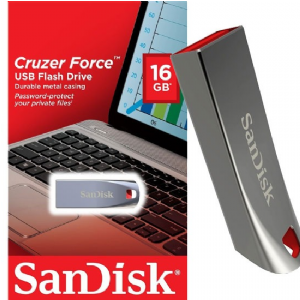 PEN DRIVE 16 GB. SANDISK CRUZER FORCE