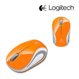 MOUSE INALAMBRICO LOGITECH M187 ORANGE
