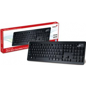 TECLADO GENIUS SLIMSTAR 130 BLACK USB