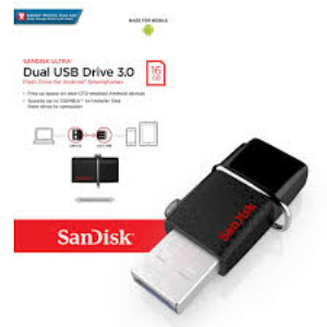 PEN DRIVE 16 GB. SANDISK ULTRA DUAL USB 3.0
